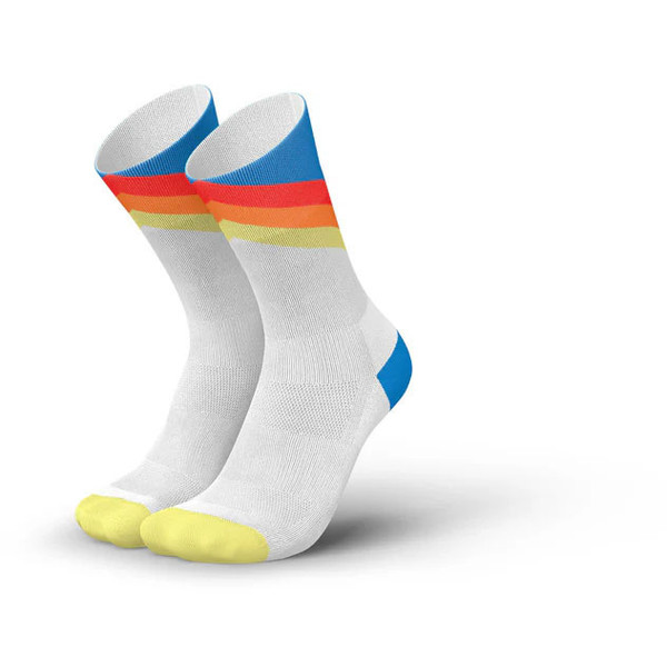 Incylence Hardloopsokken blauw en wit