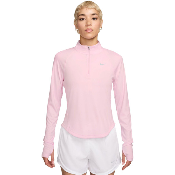 Nike Dri-FIT Tempo Swoosh 1/2-zip L&aring;ng&auml;rmad Dam