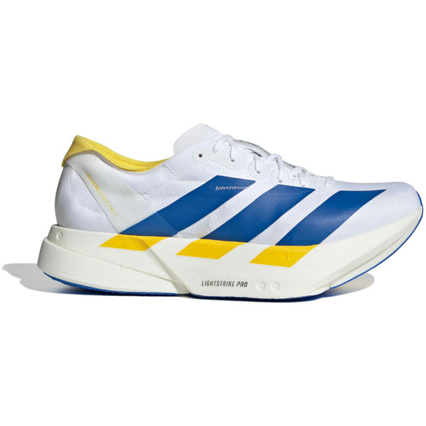 Adidas Adizero Adios Pro hardloopschoenen blauw, geel en wit
