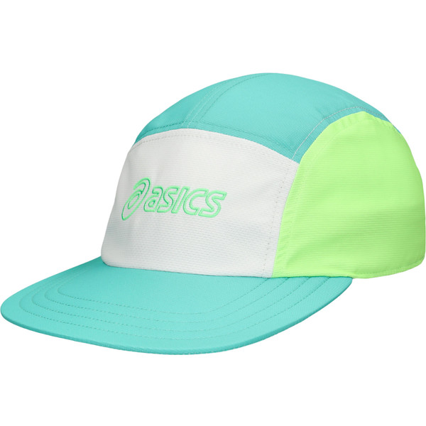 Asics Performance Running 5 Panel Cap Aurora Green/Cream