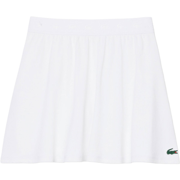 Lacoste Ultra Dry Tennisrock - Weiß | Gr. 38-M