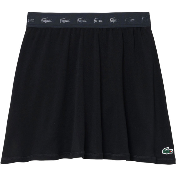 Lacoste Ultra Dry Tennisrock - Schwarz | Gr. 34-XS