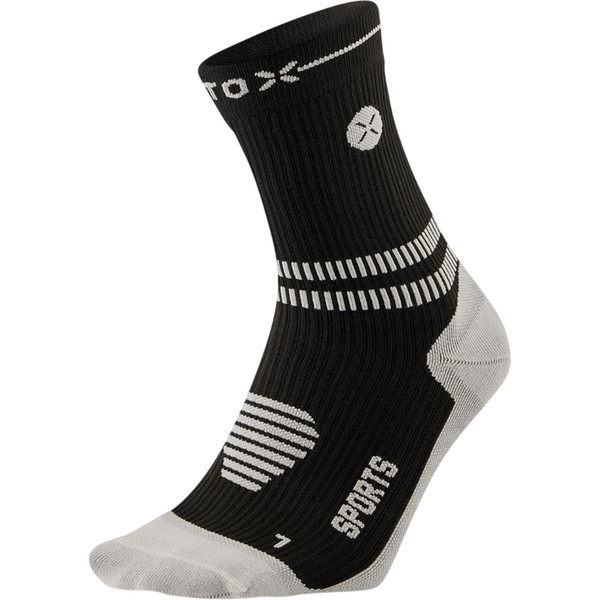 Stox Hardloopsokken zwart en grijs