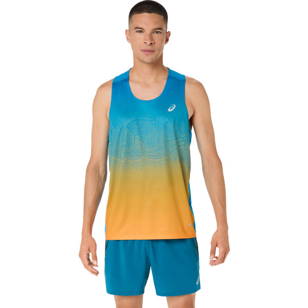 ASICS Road Fade Singlet Herr