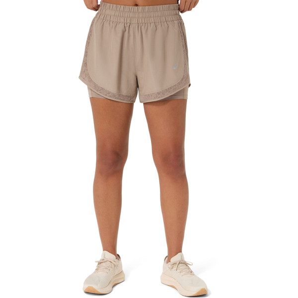 ASICS Nagino Run 2in1 Shorts Dam
