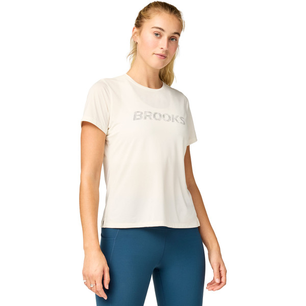 Brooks Dash Reflective T-Shirt Dames hardloopkleding