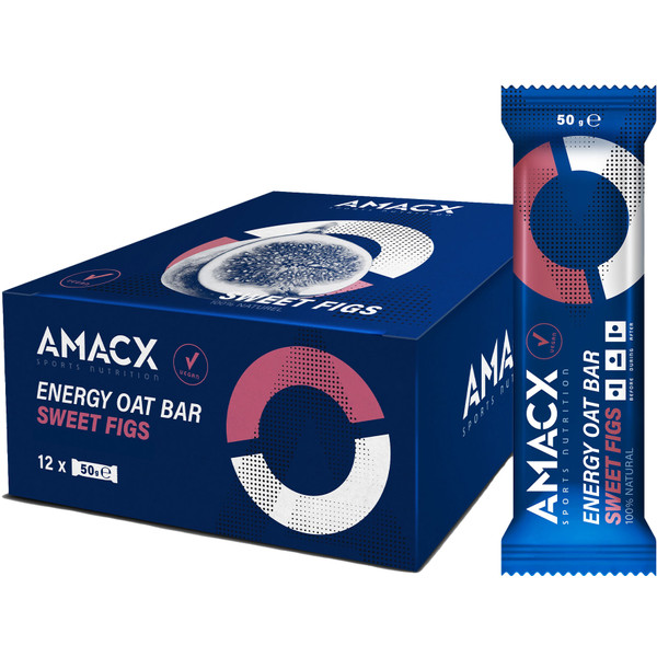 Amacx Energy Havrebar S&ouml;t Fikon 12x50g