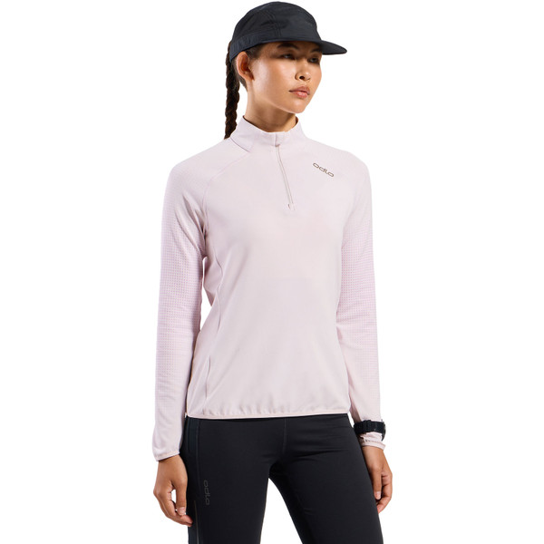 Odlo Zeroweight Half-Zip Midlayer Långärmad Dam