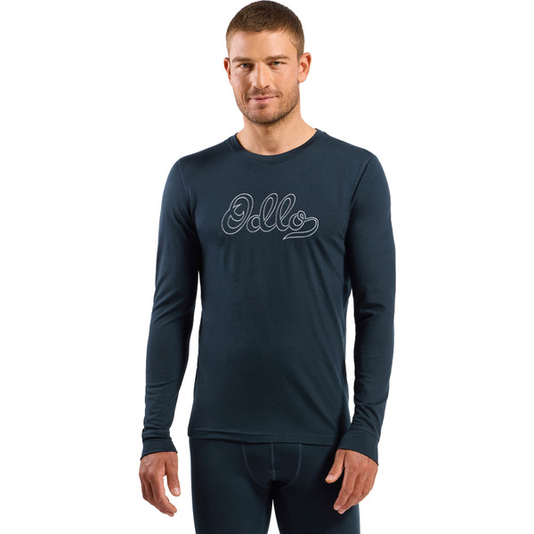 Odlo Merino 200 Crew Neck Långärmad Herr
