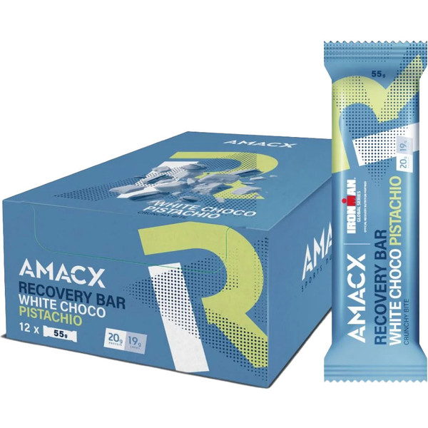 Amacx Recovery Bar Witte Chocola Pistache 12x55g