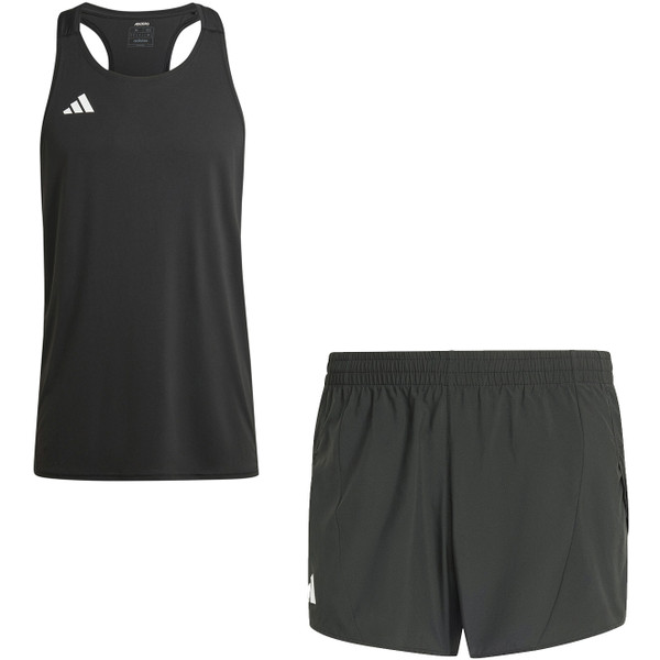adidas Adizero Singlet Short Set Heren afbeelding