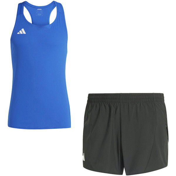 adidas Adizero Singlet Short Set Heren afbeelding