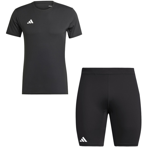 adidas Adizero T-Shirt Korte Legging Set Heren afbeelding 1