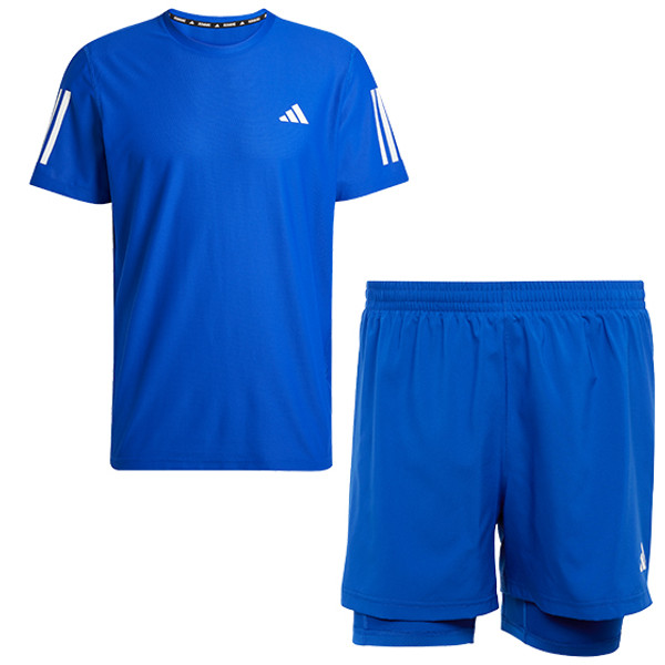 adidas OTR Shirt 2in1 Short Set Heren afbeelding