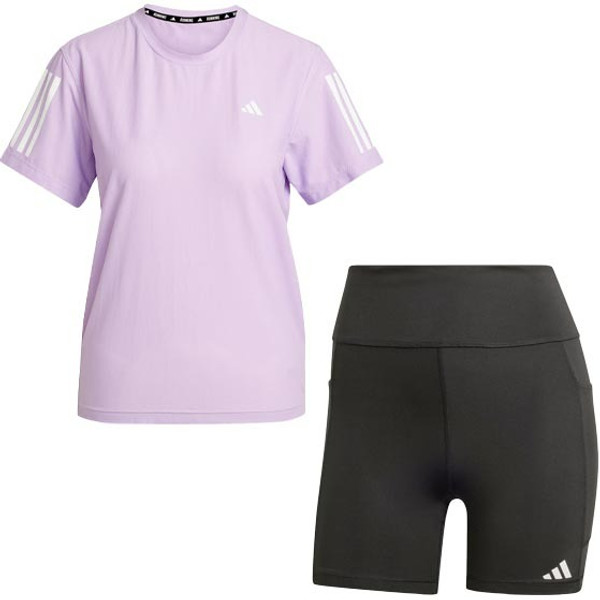 adidas OTR Tee Korte legging Set Dames afbeelding