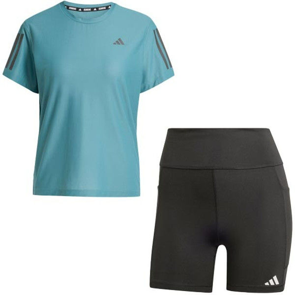 adidas OTR Tee Korte legging Set Dames afbeelding