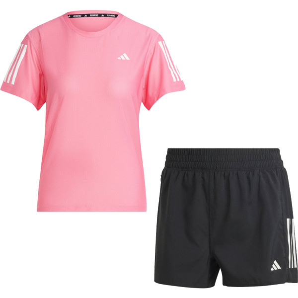 adidas OTR Tee Short 3&apos;&apos; Set Dames afbeelding 1