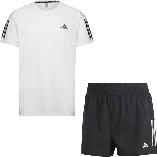 adidas OTR Tee Short 3&apos;&apos; Set Dames afbeelding