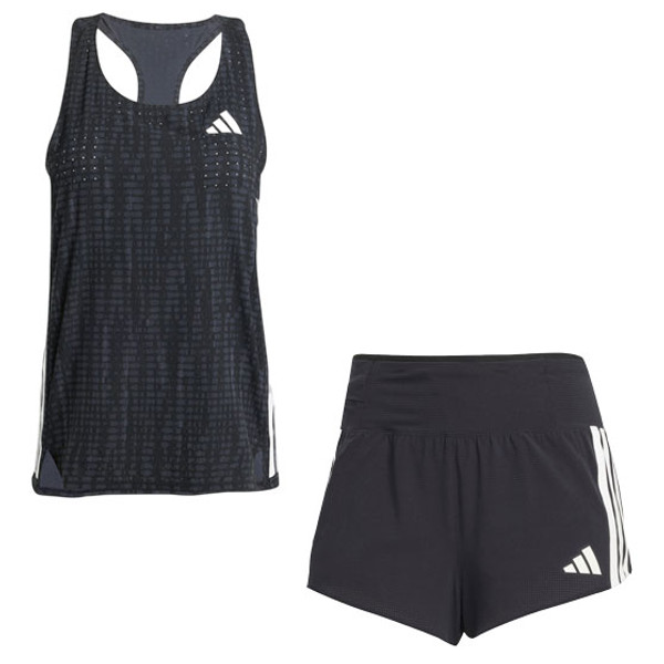 adidas Adizero Singlet Gel 3'' Shorts Set Dam