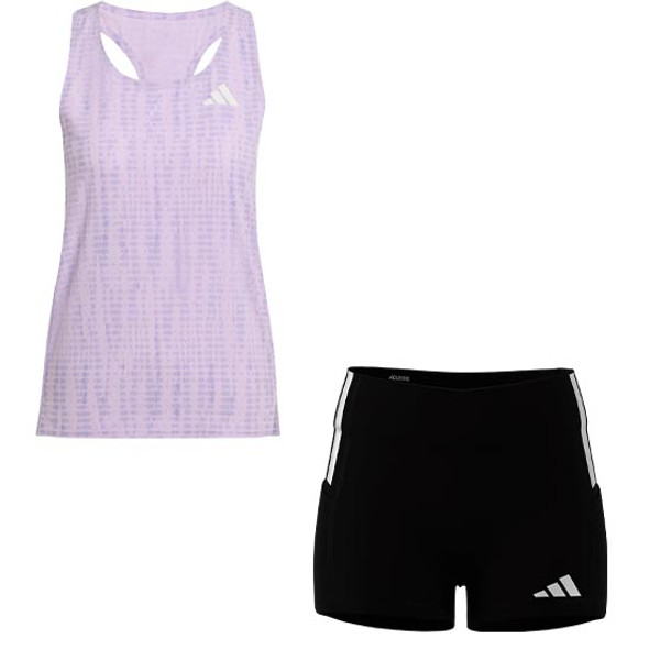 adidas Adizero Singlet Korta Tights 4'' Set Dam