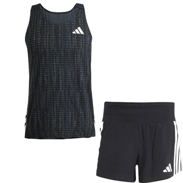 adidas Adizero Singlet Shorts 3'' Set Herr