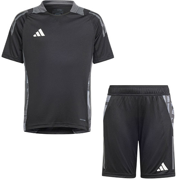 adidas Tiro 24 Competition Trainingsset Kids - Opruiming - Kleding - Black/Grey - maat