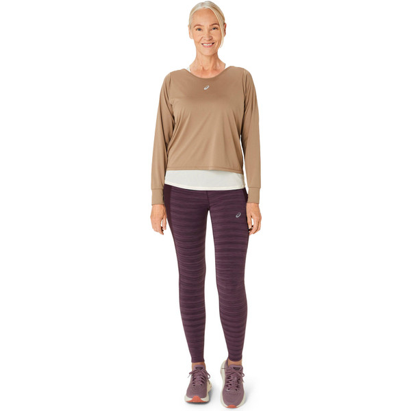 ASICS Nagino L&aring;ng&auml;rmad tr&ouml;ja Tights Set Dam