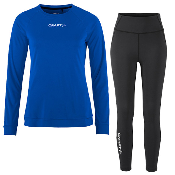 Craft Longsleeve Legging Zip Set Dames afbeelding