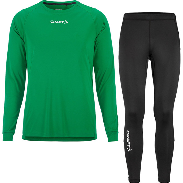 Craft Longsleeve Legging Zip Set Heren afbeelding
