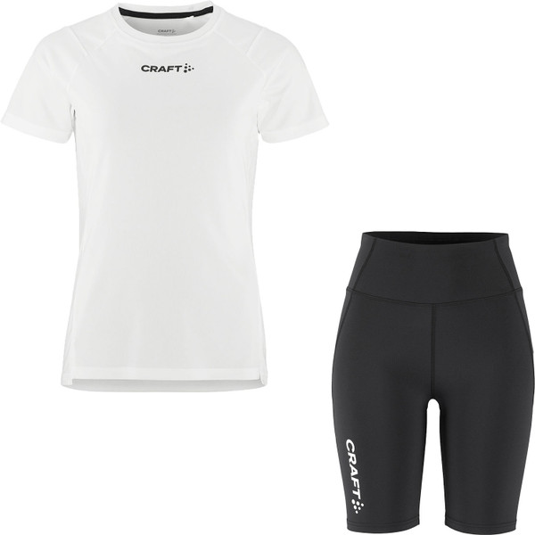 Craft Shirt Korte Legging Set Dames afbeelding