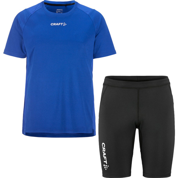 Craft Shirt Korte Legging Set Heren afbeelding