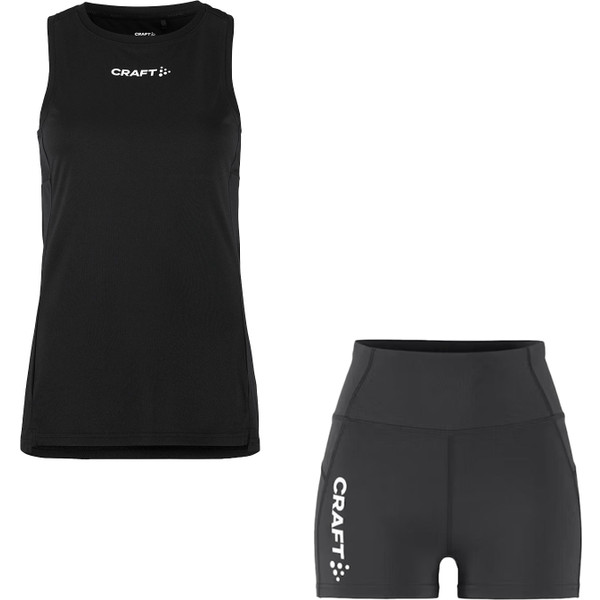 Craft Singlet Hot Pant Set Dames afbeelding