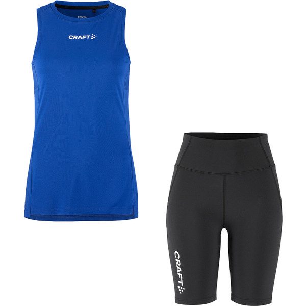 Craft Singlet Korte Legging Set Dames afbeelding