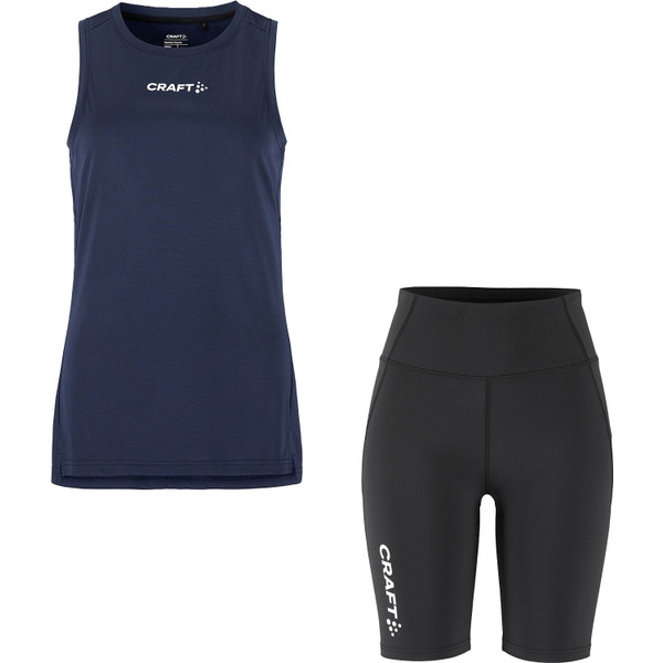 Craft Singlet Korte Legging Set Dames afbeelding