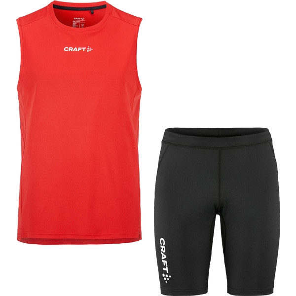 Craft Singlet Korte Legging Set Heren afbeelding