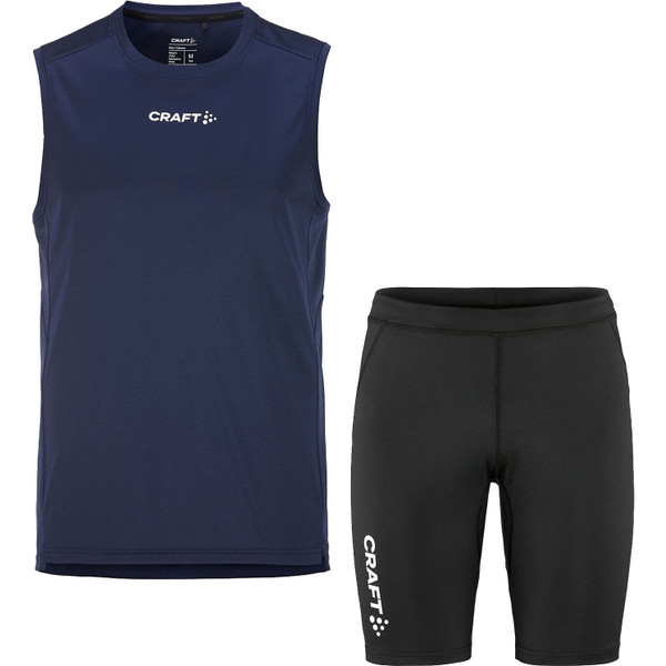 Craft Singlet Korte Legging Set Heren afbeelding
