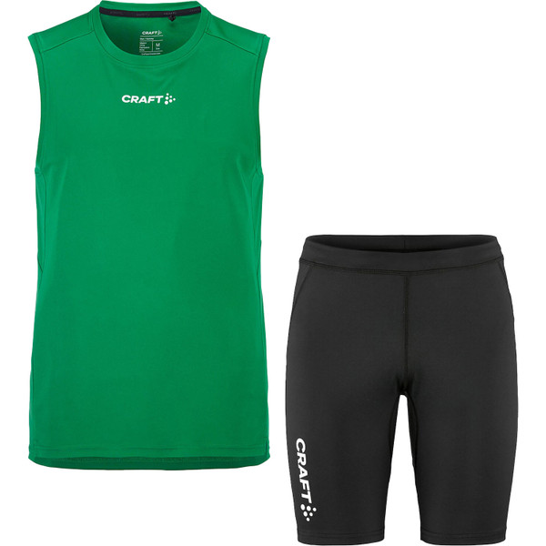 Craft Singlet Korte Legging Set Heren afbeelding