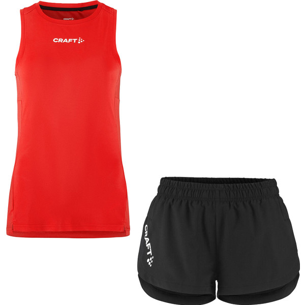 Craft Rush 2.0 Singlet Dames - Rood | Maat: XXL