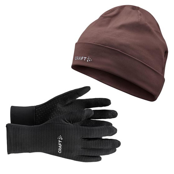 Craft Hardloophandschoenen rood