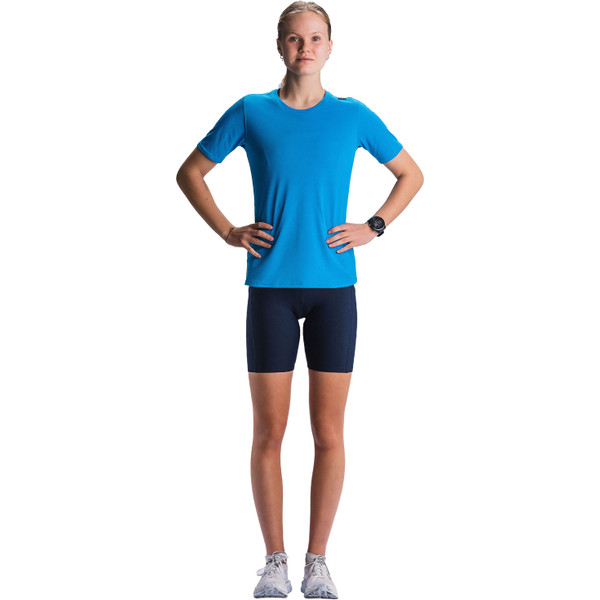Fusion Run Shirt Korte Legging Set Dames afbeelding