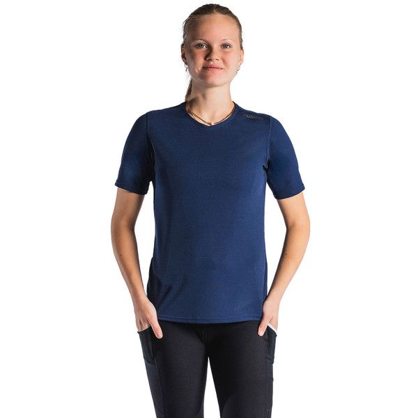 Fusion Run Shirt Korte Legging Set Dames afbeelding