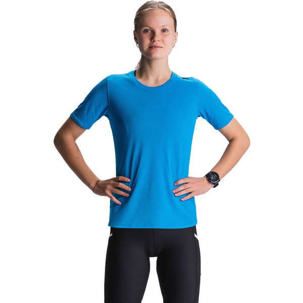 Fusion Run Shirt Korte Legging Set Dames afbeelding