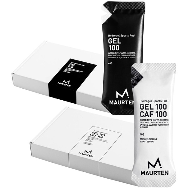 Maurten Pack 12x Gel 100 Gel + 12x Gel 100 Cafeïne afbeelding