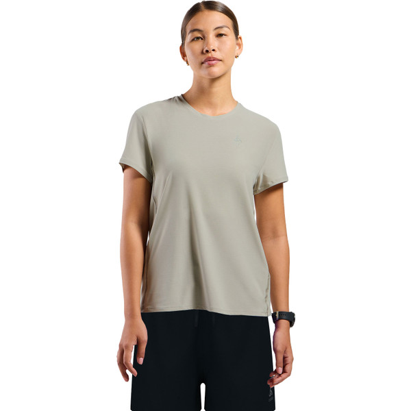 Odlo Zeroweight Shirt 2in1 Short Set Dames afbeelding