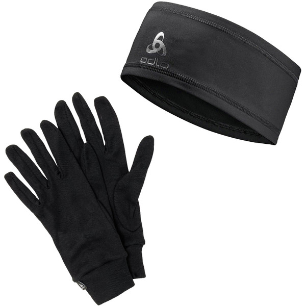 Odlo Hardloophandschoenen zwart