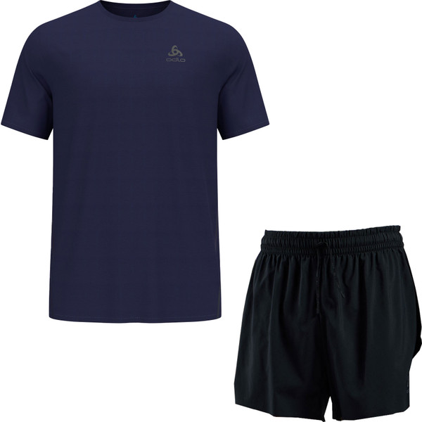 Odlo Zeroweight Shirt Short Set Heren afbeelding
