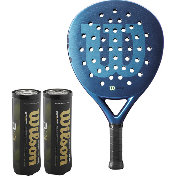 Wilson Racket + Balls Pack 4 - Afbeelding 1