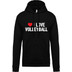 I Love Volleyball Sweater Women