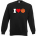 I Love Basketball Crew Sweater 1