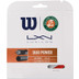 Wilson Duo Power Roland Garros Set Röd/Natural